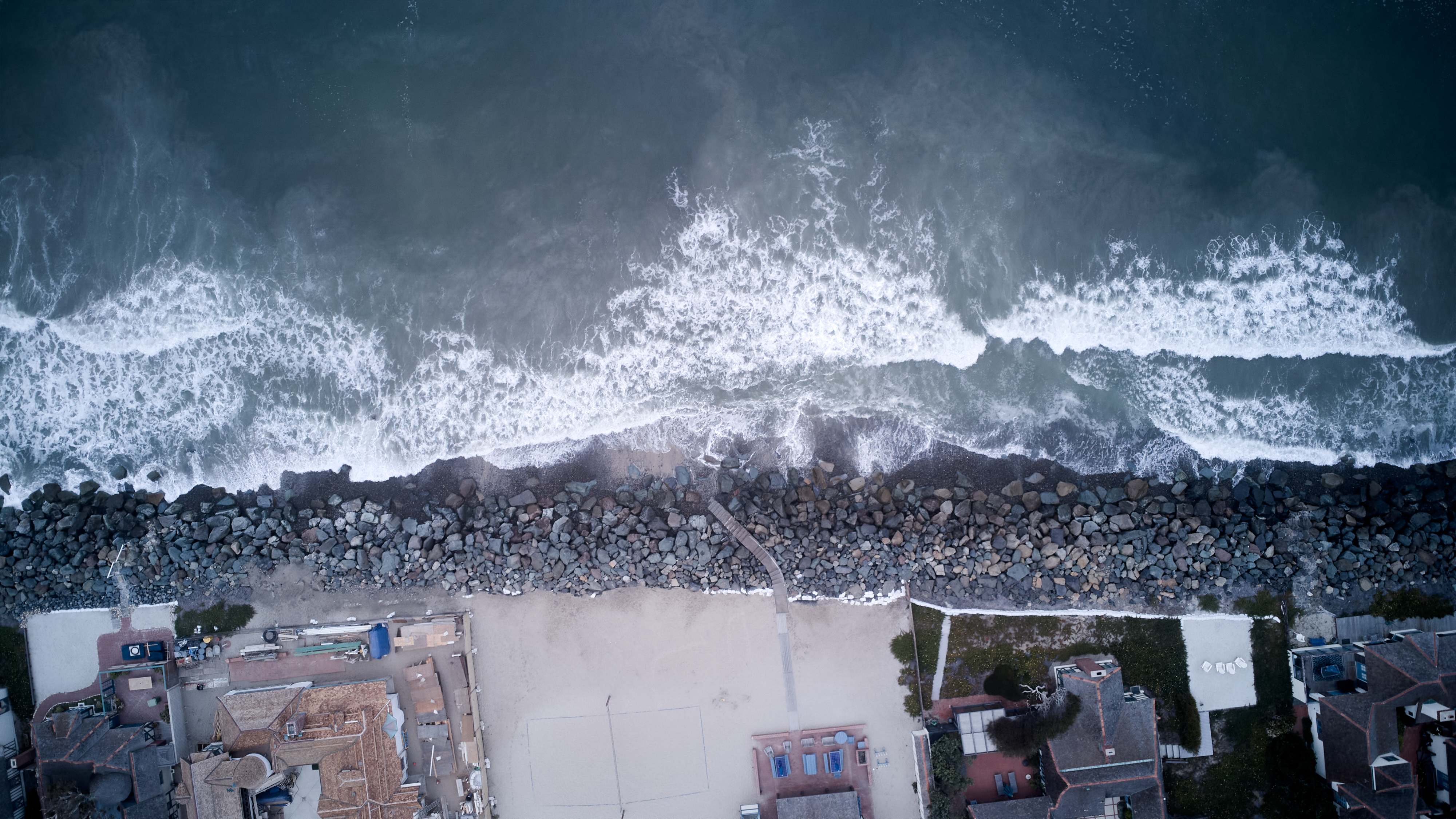 Oceanside Beach From Above